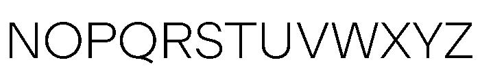 ModernGothic Thin Font UPPERCASE