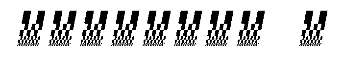ModernGothicMono LightItalic Font OTHER CHARS