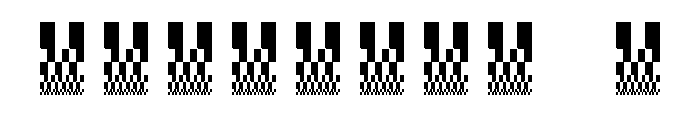 ModernGothicMono Medium Font OTHER CHARS
