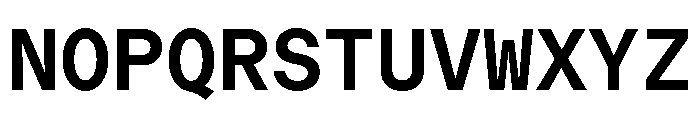 ModernGothicMono Medium Font UPPERCASE