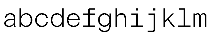 ModernGothicMono Thin FONT