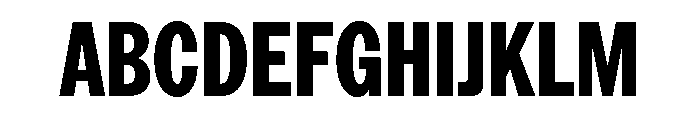 ModernGothicPoster Bold Font UPPERCASE