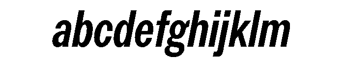 ModernGothicPoster MediumItalic FONT