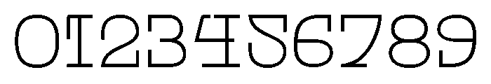 Modernita Light Font OTHER CHARS