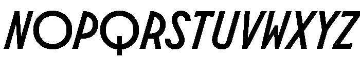 Molitor DisplayItalic Font UPPERCASE