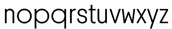 Molitor DisplayLight Font LOWERCASE