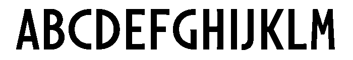 Molitor DisplayRegular Font UPPERCASE