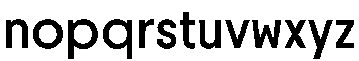 Molitor DisplayRegular Font LOWERCASE