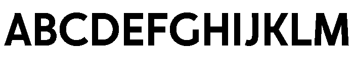 Molitor TextBold Font UPPERCASE