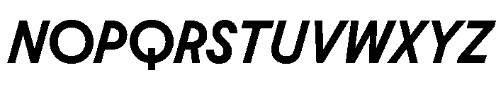 Molitor TextBoldItalic Font UPPERCASE