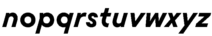 Molitor TextBoldItalic Font LOWERCASE
