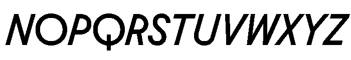 Molitor TextItalic Font UPPERCASE