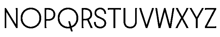 Molitor TextLight Font UPPERCASE