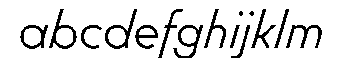 Molitor TextLightItalic FONT