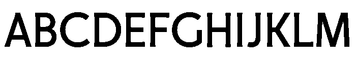 Molitor TextRegular Font UPPERCASE