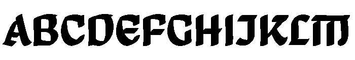 Mollydooker Bold Instance Font UPPERCASE