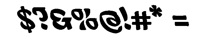 Mollydooker BoldBackhand Instance Font OTHER CHARS