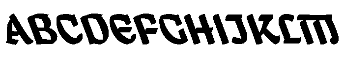 Mollydooker BoldBackhand Instance Font UPPERCASE