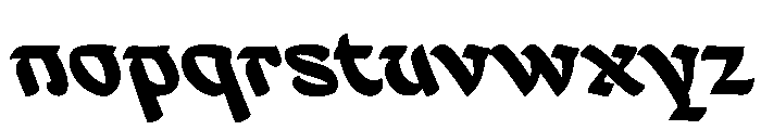 Mollydooker BoldBackhand Instance Font LOWERCASE