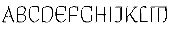 Mollydooker Light Instance Font UPPERCASE