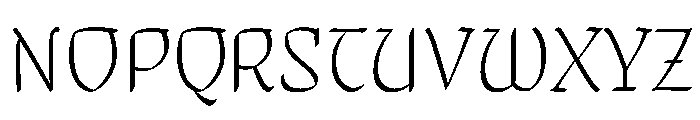 Mollydooker Light Instance Font UPPERCASE