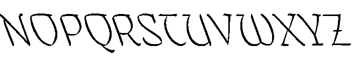 Mollydooker LightBackhand Instance Font UPPERCASE