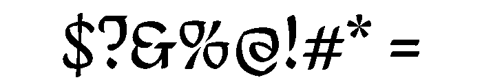 Mollydooker Regular Instance Font OTHER CHARS