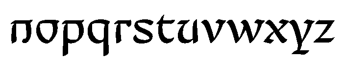 Mollydooker Regular Instance Font LOWERCASE