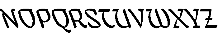 Mollydooker RegularBackhand Instance Font UPPERCASE