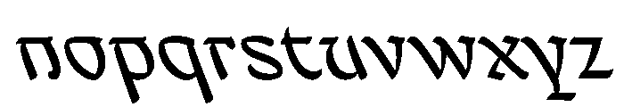 Mollydooker RegularBackhand Instance Font LOWERCASE