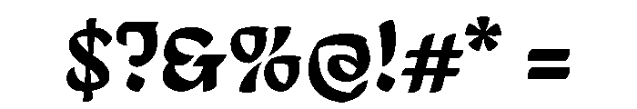 Mollydooker Semibold Instance Font OTHER CHARS