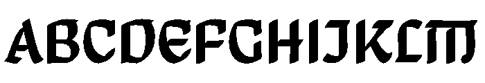 Mollydooker Semibold Instance Font UPPERCASE