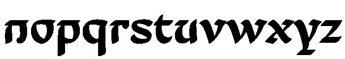Mollydooker Semibold Instance Font LOWERCASE