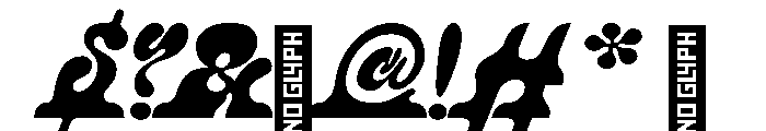 Molten Regular Font OTHER CHARS