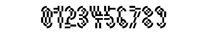 Monoform 2Color Font OTHER CHARS