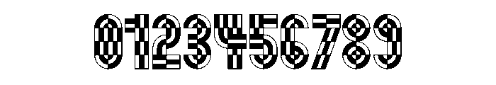 Monoform 3Color Font OTHER CHARS