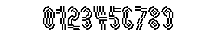 Monoform Display2Color Font OTHER CHARS