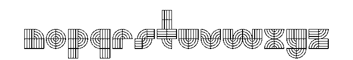 Monoform DisplayGrid 4e6b29ca Font LOWERCASE