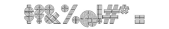 Monoform DisplayGrid 6a0ebd46 Font OTHER CHARS
