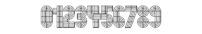 Monoform DisplayGrid Font OTHER CHARS