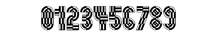 Monoform DisplayPattern Font OTHER CHARS