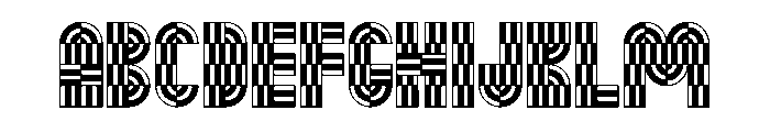 Monoform DisplayPattern Font UPPERCASE