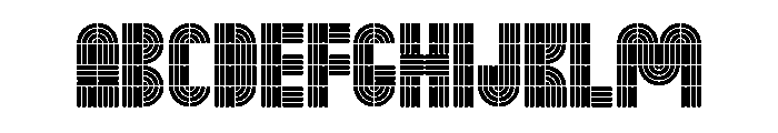Monoform DisplaySolid Font UPPERCASE