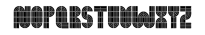 Monoform DisplaySolid Font UPPERCASE