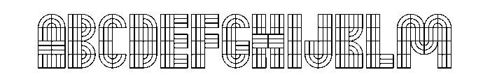 Monoform Grid 6338950c Font UPPERCASE