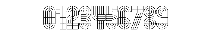 Monoform Grid Font OTHER CHARS