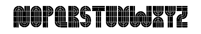 Monoform Solid Font UPPERCASE