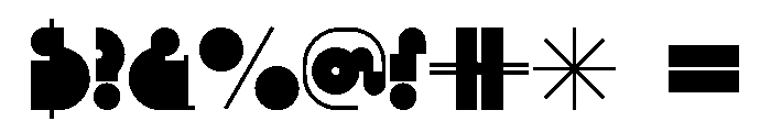 Monolita Regular Font OTHER CHARS