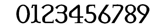 MonolithRoman Regular Font OTHER CHARS