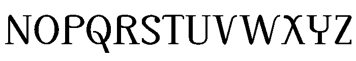 MonolithRoman Regular Font UPPERCASE